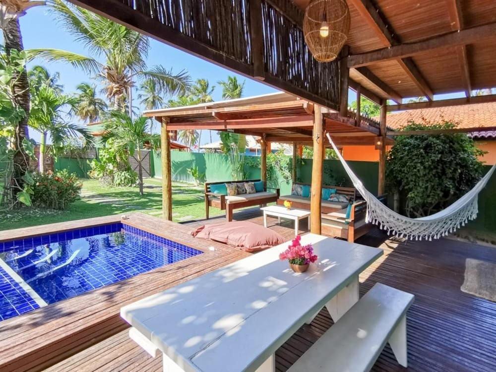 La Villa Tropicale Linda Casa Pertinho Do Mar ! イカライー エクステリア 写真
