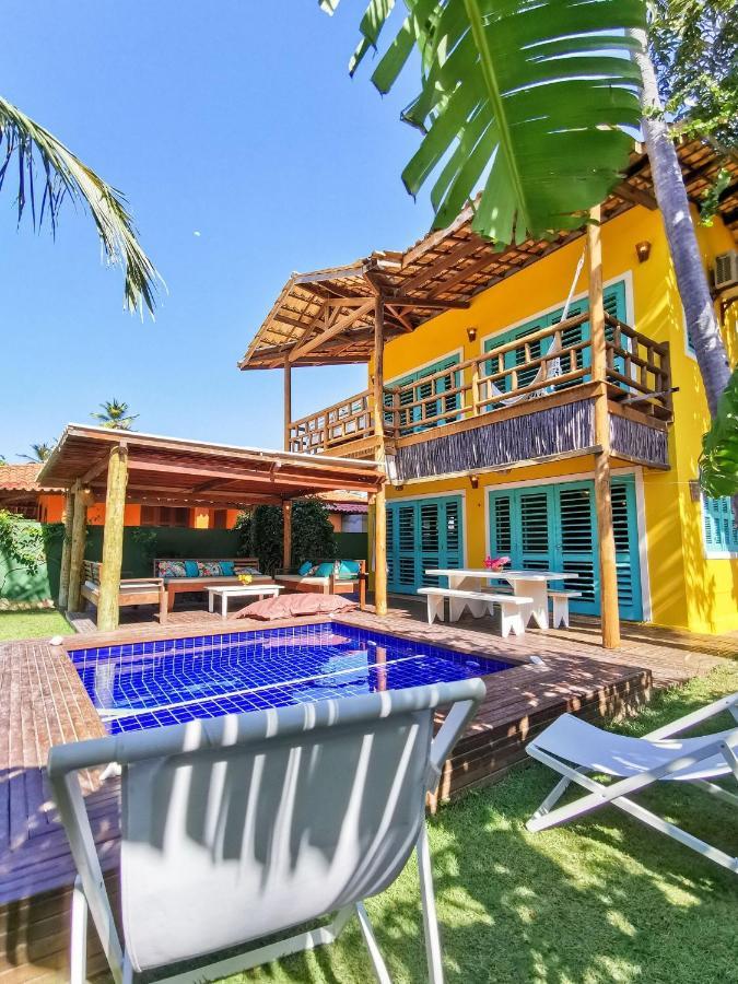 La Villa Tropicale Linda Casa Pertinho Do Mar ! イカライー エクステリア 写真